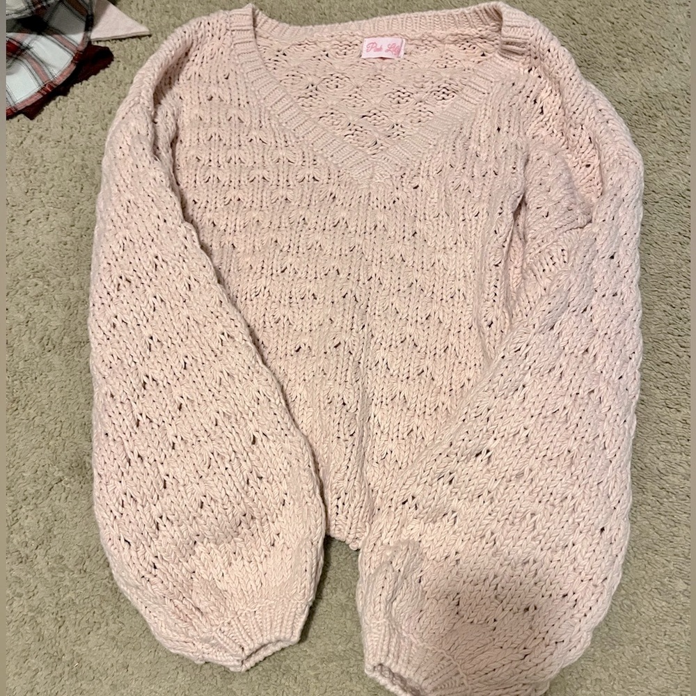 Pink Sweater